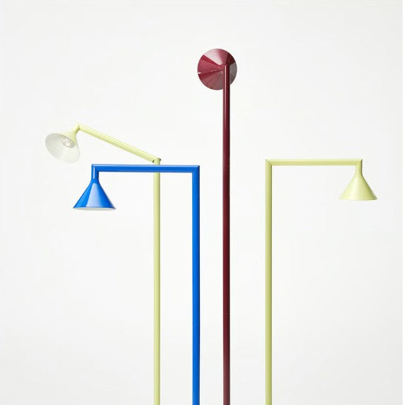 Nordic PS 2026 Floor Uplighter, Dark Red, 182 cm