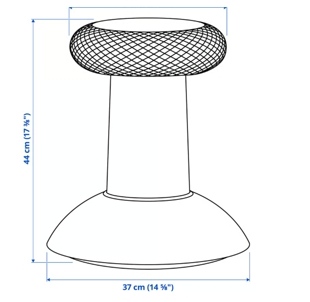 YXSTABY Gaming thumbstick stool, 35x35x45 cm