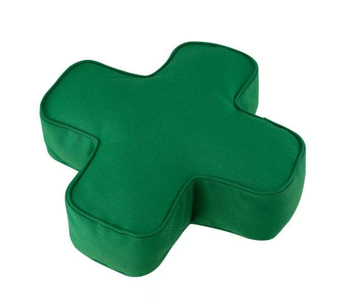 YXSTABY Gaming D-Pad Cushion, green, 40x40 cm
